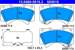 Front Brake Pad Set