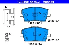 Front Brake Pad Set