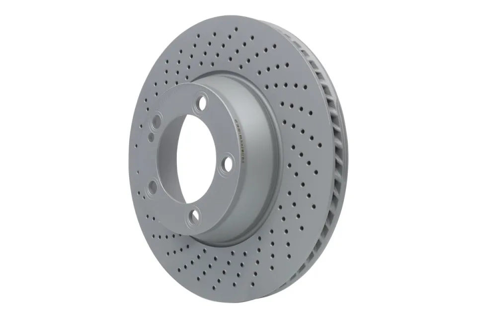 ATE — Rear Left Drilled Brake Disc 330 mm — MPN 24.0128-0303.1 — Porsche 911 991 (2018–2019)