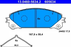 Front Brake Pad Set